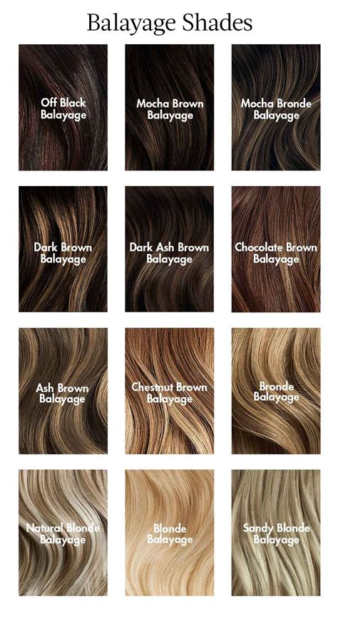 balayage hair color pics|balayage hair color chart.